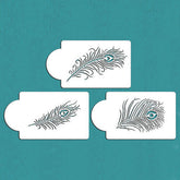 FEATHERS STENCIL SET 3PCS